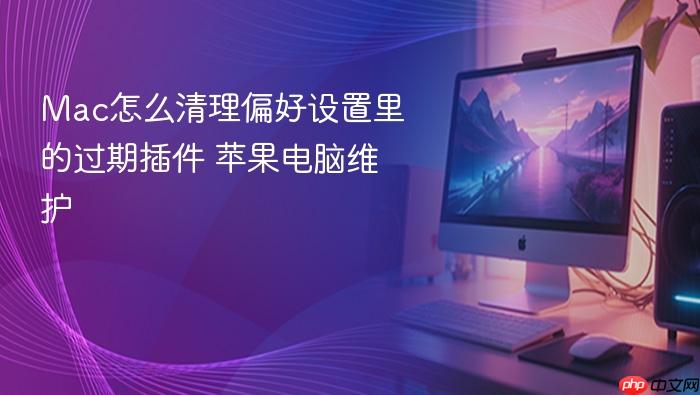 mac怎么清理偏好设置里的过期插件 苹果电脑维护