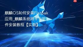 麒麟os如何安装flatpak应用_麒麟系统跨平台软件安装教程【实测】
