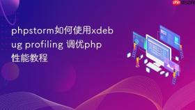 phpstorm如何使用xdebug profiling 调优php性能教程
