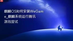 麒麟OS如何安装WeGame_麒麟系统运行腾讯游戏尝试