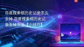 百度搜索框历史记录怎么去掉 百度搜索框历史记录去掉方法【小技巧】