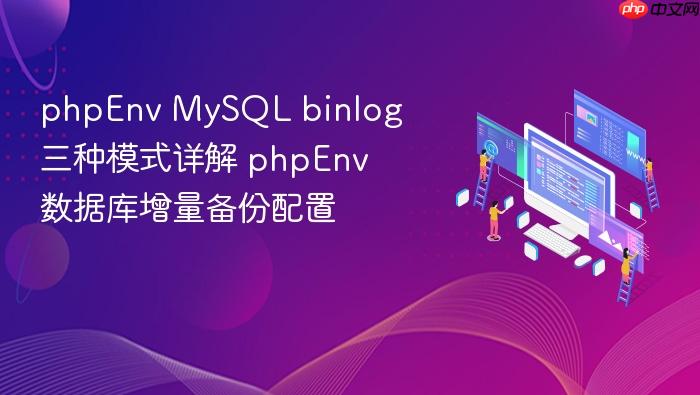 phpenv mysql binlog三种模式详解 phpenv数据库增量备份配置