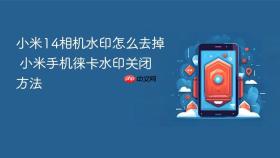小米14相机水印怎么去掉 小米手机徕卡水印关闭方法