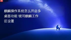 麒麟操作系统怎么开启多桌面功能 银河麒麟工作区设置