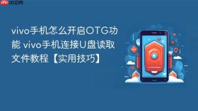 vivo手机怎么开启otg功能 vivo手机连接u盘读取文件教程【实用技巧】