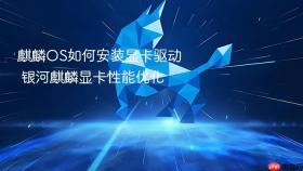 麒麟os如何安装显卡驱动 银河麒麟显卡性能优化
