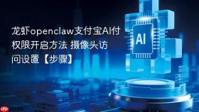 龙虾openclaw支付宝AI付权限开启方法 摄像头访问设置【步骤】