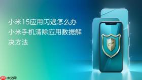小米15应用闪退怎么办 小米手机清除应用数据解决方法
