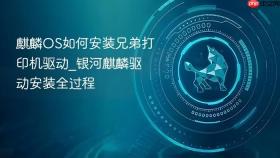 麒麟OS如何安装兄弟打印机驱动_银河麒麟驱动安装全过程