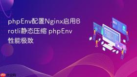 phpenv配置nginx启用brotli静态压缩 phpenv性能极致