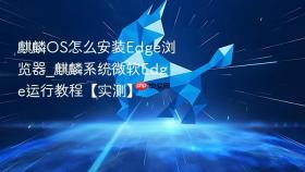 麒麟os怎么安装edge浏览器_麒麟系统微软edge运行教程【实测】