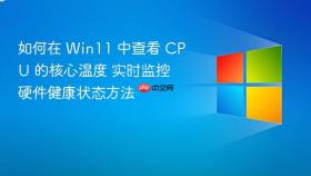 如何在 win11 中查看 cpu 的核心温度 实时监控硬件健康状态方法