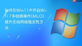 如何在win11中开启wi-fi 7多链路操作(mlo) 提升无线网络稳定性方法