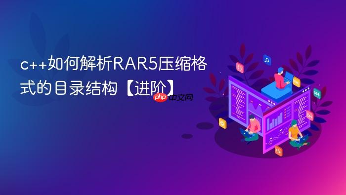 c++如何解析rar5压缩格式的目录结构【进阶】