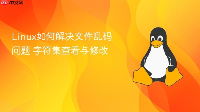 linux如何解决文件乱码问题 字符集查看与修改