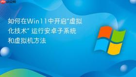 如何在Win11中开启“虚拟化技术” 运行安卓子系统和虚拟机方法