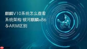 麒麟v10系统怎么查看系统架构 银河麒麟x86与arm区别