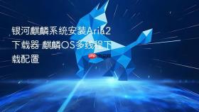 银河麒麟系统安装aria2下载器 麒麟os多线程下载配置