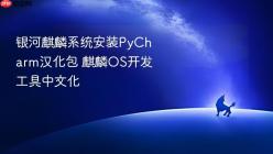 银河麒麟系统安装PyCharm汉化包 麒麟OS开发工具中文化