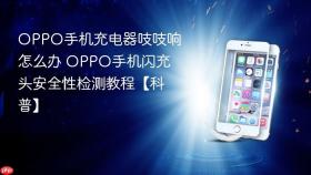 OPPO手机充电器吱吱响怎么办 OPPO手机闪充头安全性检测教程【科普】