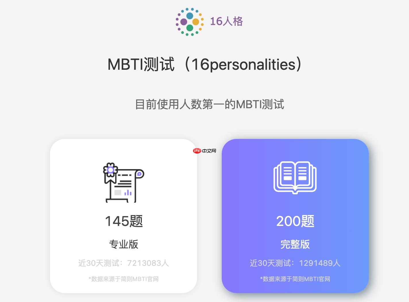 16personalities官网中文版入口 mbti性格测试免费入口