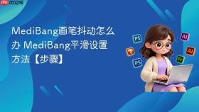 medibang画笔抖动怎么办 medibang平滑设置方法【步骤】
