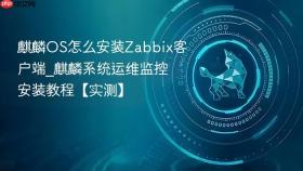 麒麟os怎么安装zabbix客户端_麒麟系统运维监控安装教程【实测】