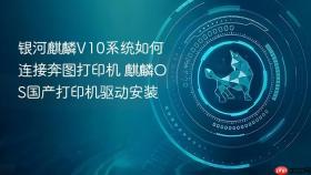 银河麒麟V10系统如何连接奔图打印机 麒麟OS国产打印机驱动安装