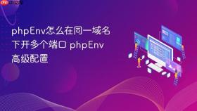 phpenv怎么在同一域名下开多个端口 phpenv高级配置