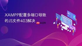 xampp配置多端口导致的js文件403解决