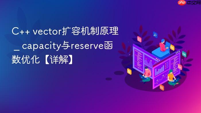 c++ vector扩容机制原理 _ capacity与reserve函数优化【详解】