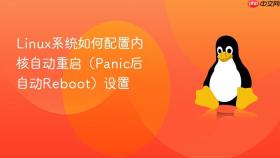 Linux系统如何配置内核自动重启（Panic后自动Reboot）设置