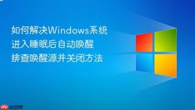 如何解决windows系统进入睡眠后自动唤醒 排查唤醒源并关闭方法