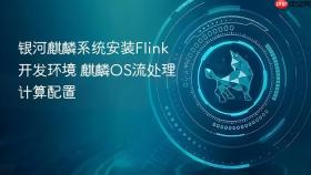 银河麒麟系统安装flink开发环境 麒麟os流处理计算配置