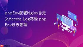 phpenv配置nginx自定义access log路径 phpenv日志管理