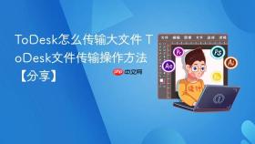 ToDesk怎么传输大文件 ToDesk文件传输操作方法【分享】