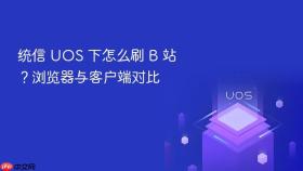 统信 uos 下怎么刷 b 站?浏览器与客户端对比