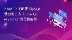 xampp 下配置 mysql 慢查询日志(slow query log)定位性能瓶颈