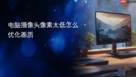 电脑摄像头像素太低怎么优化画质