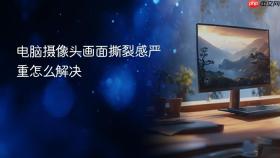 电脑摄像头画面撕裂感严重怎么解决