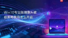 Win10专业版摄像头被组策略禁用怎么开启