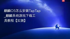 麒麟OS怎么安装TapTap_麒麟系统游戏下载工具教程【实测】