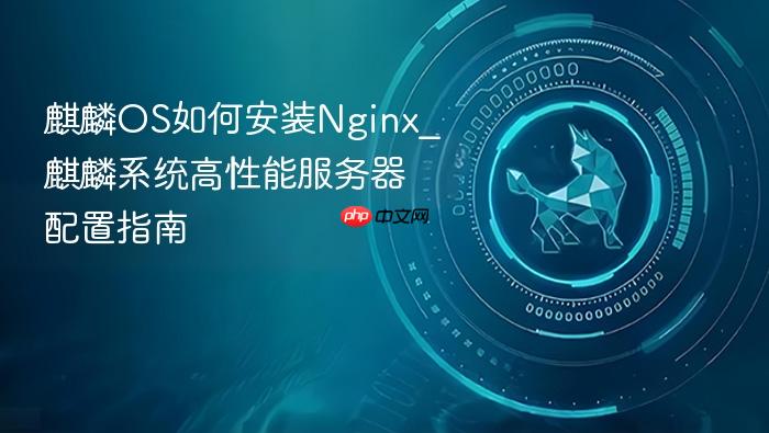 麒麟os如何安装nginx_麒麟系统高性能服务器配置指南