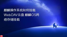 麒麟操作系统如何挂载WebDAV云盘 麒麟OS网络存储挂载