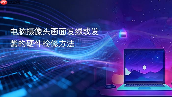 电脑摄像头画面发绿或发紫的硬件检修方法