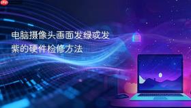 电脑摄像头画面发绿或发紫的硬件检修方法