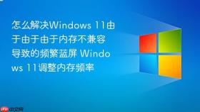 怎么解决windows 11由于由于由于内存不兼容导致的频繁蓝屏 windows 11调整内存频率