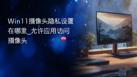 Win11摄像头隐私设置在哪里_允许应用访问摄像头