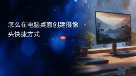 怎么在电脑桌面创建摄像头快捷方式