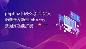 phpenv下mysql自定义函数开发教程 phpenv数据库功能扩展